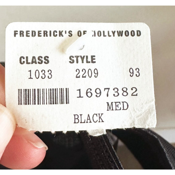 Fredericks Of Hollywood Corset Bra Top Medium Crop Mesh Embroidered Whimsygoth - Picture 3 of 7